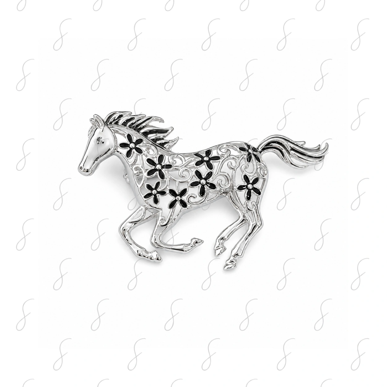 EXCLUSIVE HORSE BROOCH